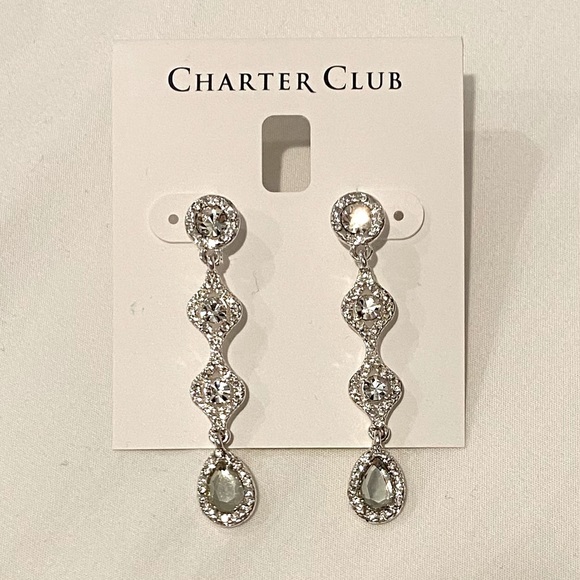 Charter Club Jewelry - Charter Club Crystal Drop Earrings